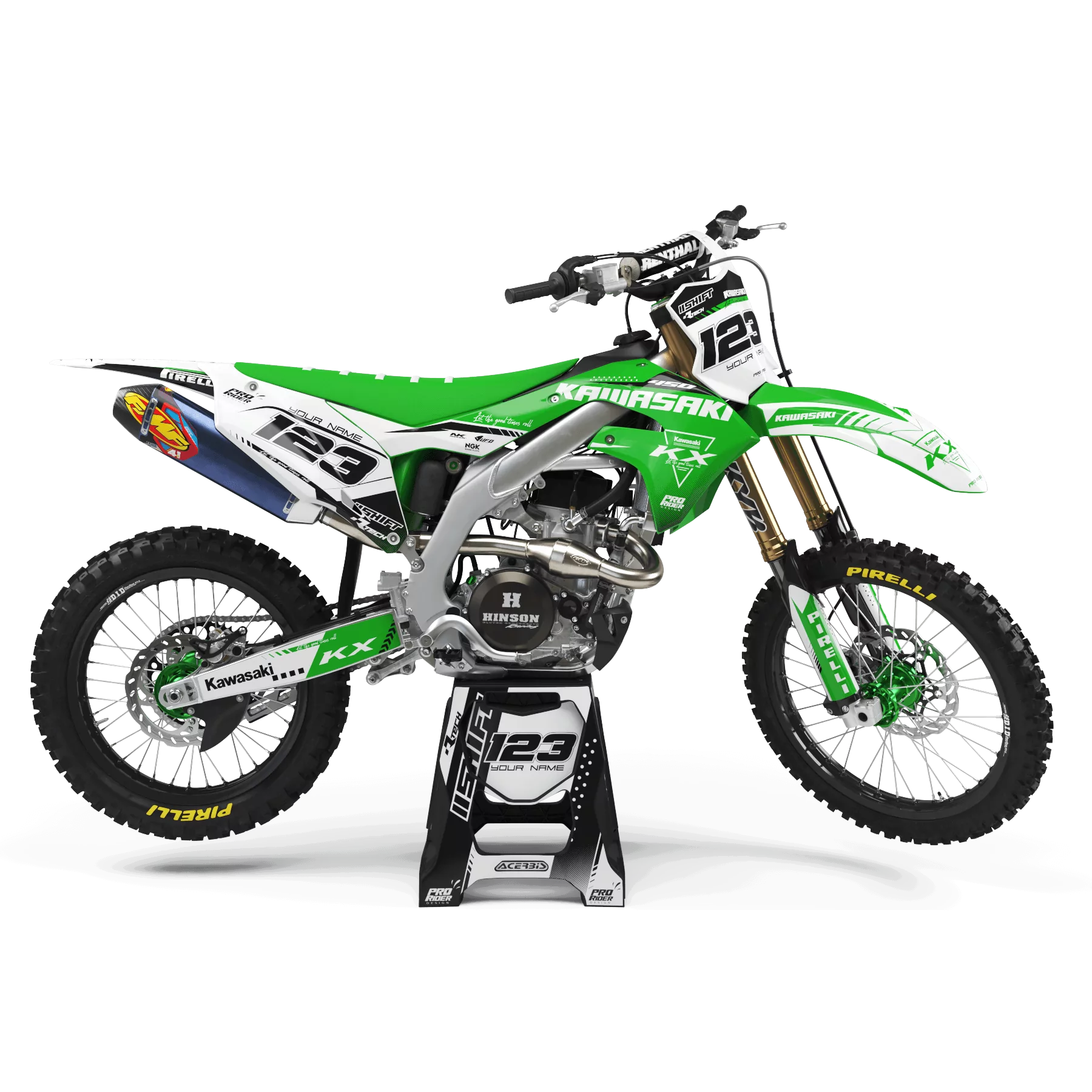 Kit adhesivos moto KIT ADHESIVOS KAWASAKI PERSO EMPIRE
