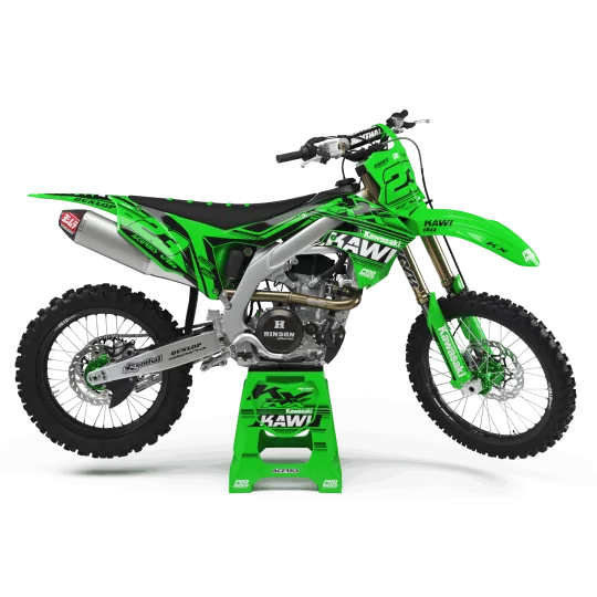 STICKERSET motor STICKERSET KAWASAKI PRO CIRCUIT G/B