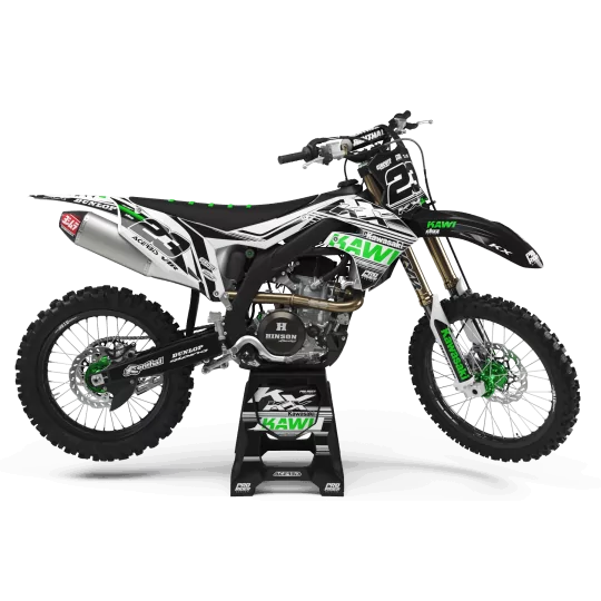 Stickerset moto STICKERSET KAWASAKI PRO CIRCUIT B/W
