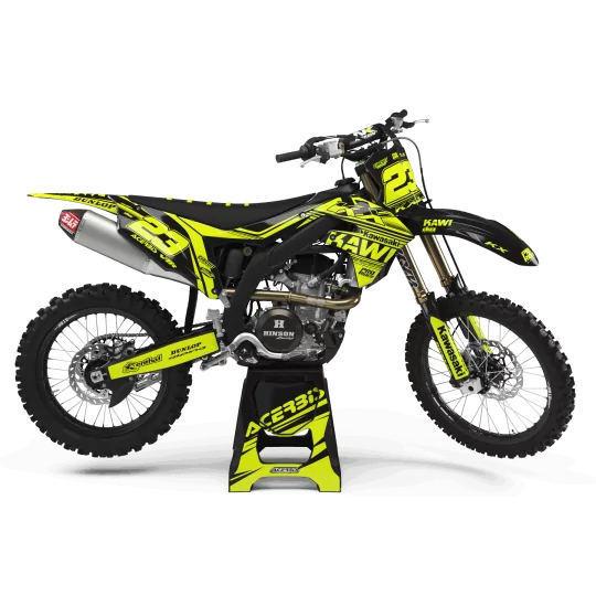 Stickerset moto Stickerset FLUO PERSO KAWI CIRCUIT