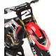 Kit adesivos moto KIT ADESIVOS Motocross HONDA RED FRAME