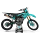 Kit adesivos moto KIT ADESIVOS Motocross KAWASAKI EVS TEAL