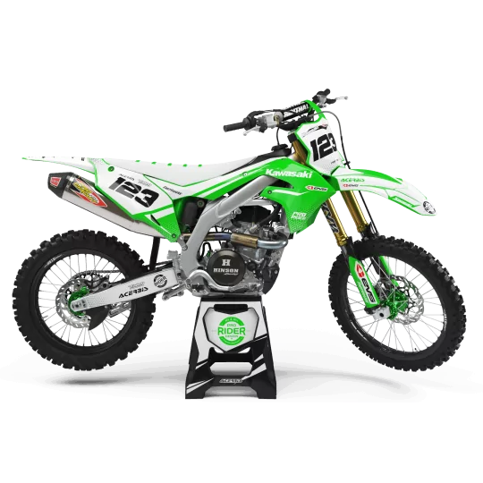 Stickerset moto STICKERSET Motocross KAWASAKI EVS ORIGINE