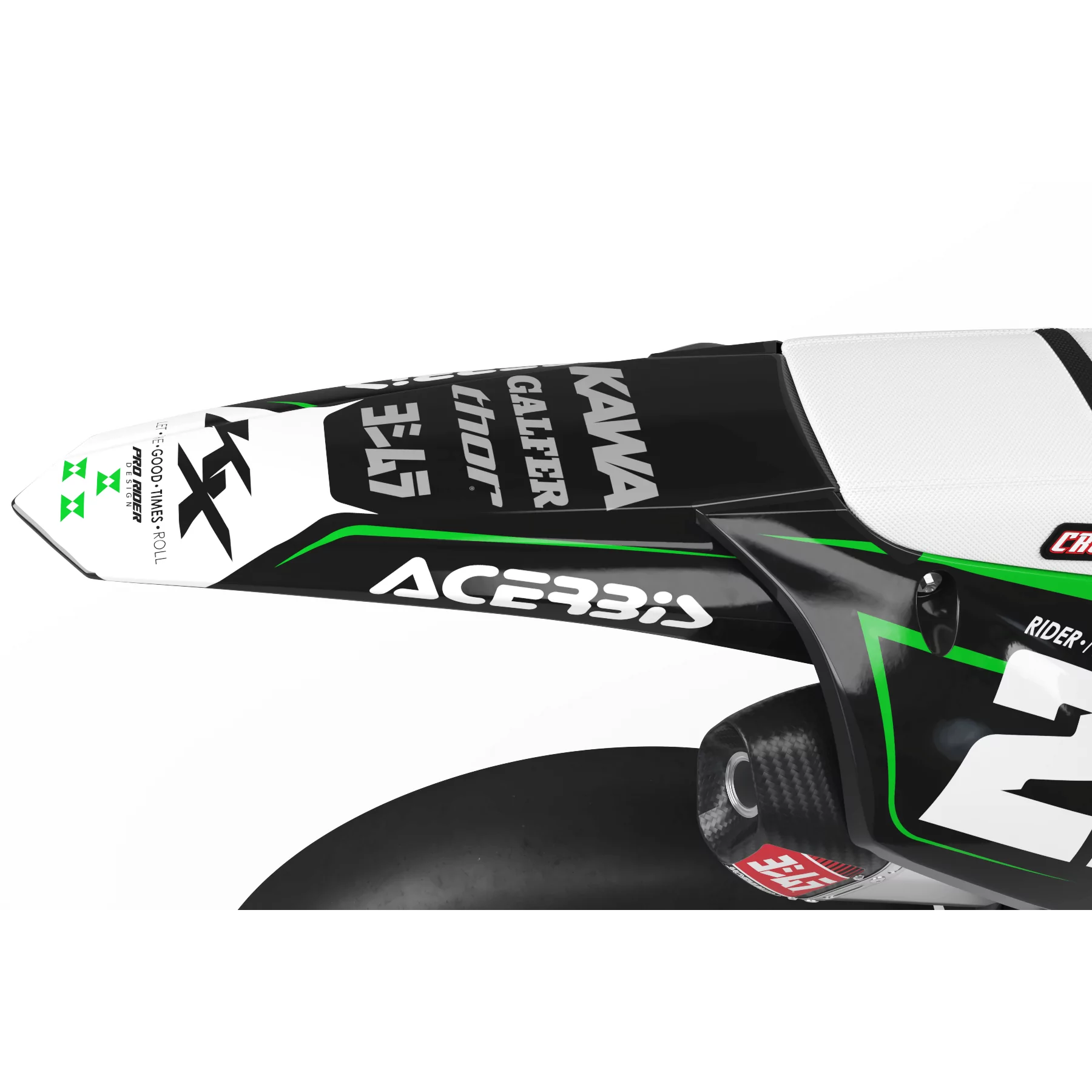 Kit adhesivos moto KIT ADHESIVOS Motocross KAWASAKI ACERBIS