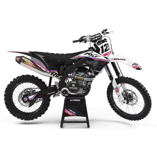 Kit de adesivos moto KIT ADESIVOS Motocross KAWASAKI EVS FRENCH TOUCH