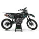 Motorrad DEKOR Dekor Motocross KAWASAKI TÜRKIS (REF:PRDA39B2)
