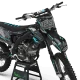 DEKOR Motorrad Dekor Motocross KAWASAKI TÜRKIS (REF:PRDA39B2)