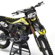 Kit adesivos moto KIT ADESIVOS Motocross HONDA BUD RACING PRETO|AMARELO (REF:PRDA36A4)