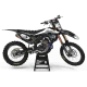 Kit déco moto KIT DECO Motocross HONDA BUD RACING NOIR|BLANC (REF:PRDA36A5)