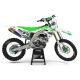 Kit adhesivos moto KIT ADHESIVOS Motocross KAWASAKI BUD RACING BLANCO|VERDE (REF:PRDA36B2)