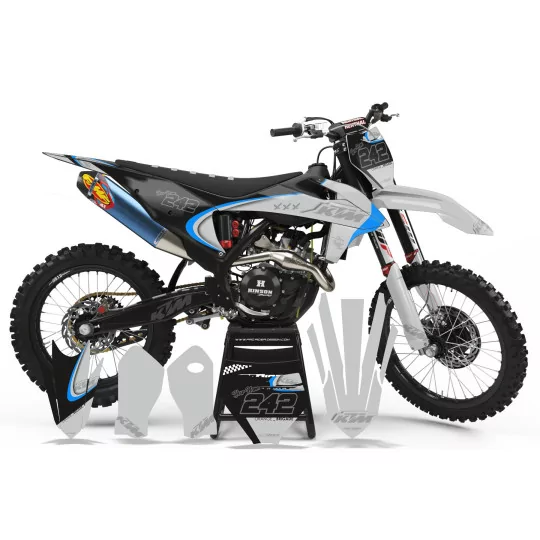 Kit adesivos moto KIT ADESIVOS Motocross PERSO CURVE