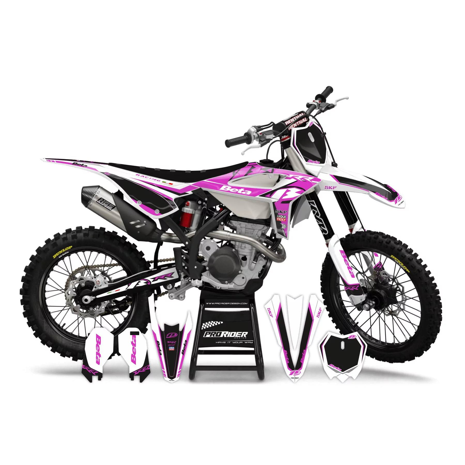 Kit adhesivos moto KIT ADHESIVOS MOTOCROSS BETA ALL 'RIDERS F5
