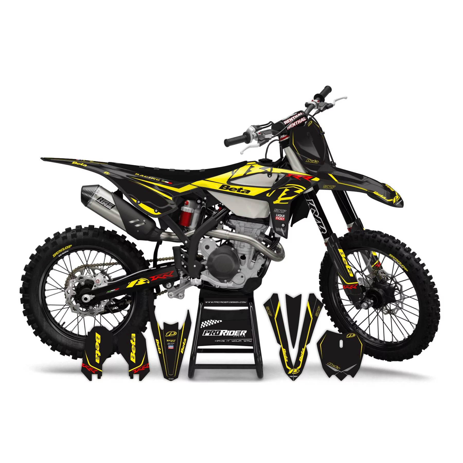 Grafiche moto GRAFICHE MOTOCROSS BETA ALL 'RIDERS J6