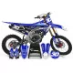 Kit déco moto KIT DÉCO Motocross PERSO YAMAHA FACTORY RACING BLUE