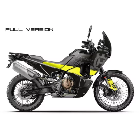 Moto stickerset Stickerset 901 NORDEN replica black