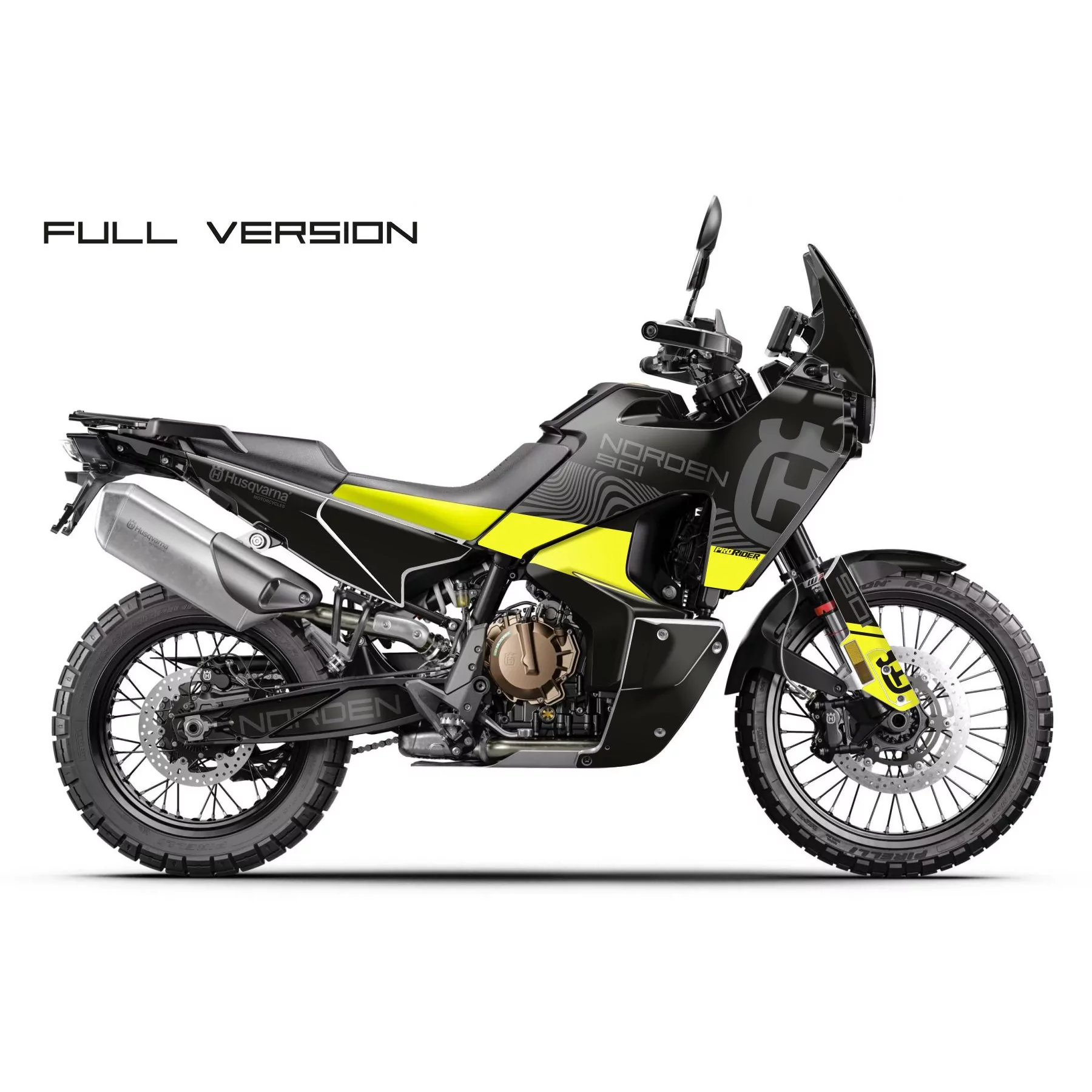 Grafiche moto grafiche 901 NORDEN replica black