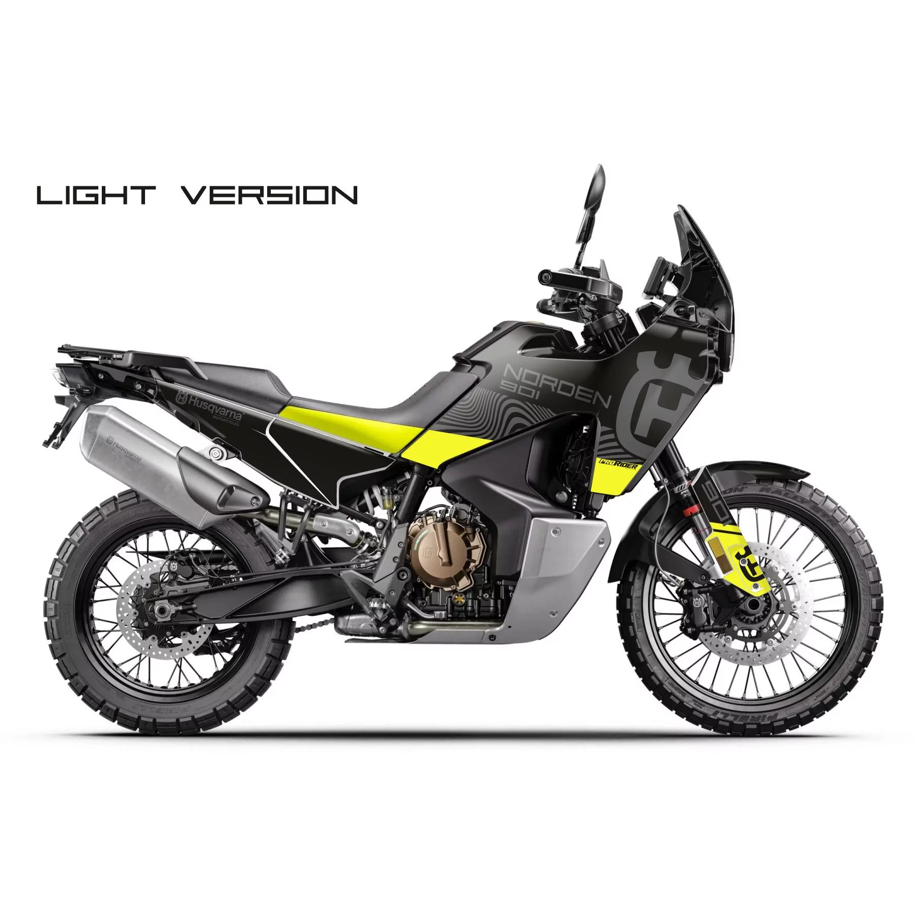 Motorcycle graphics graphics 901 NORDEN replica black