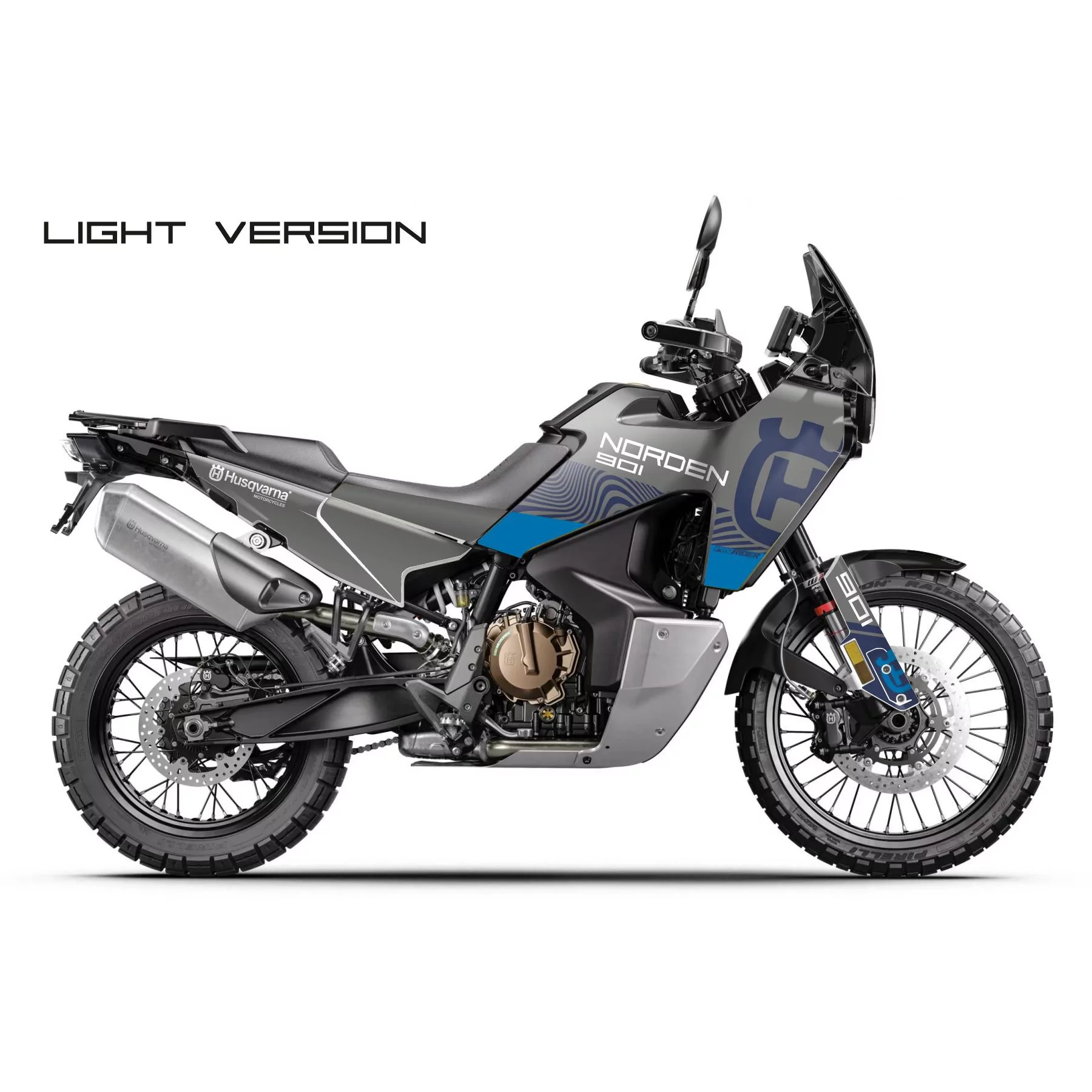 Kit adesivos moto Kit adesivos 901 NORDEN replica blue