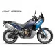 Moto stickerset Stickerset 901 NORDEN upline blue