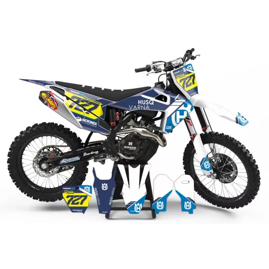 Moto stickerset STICKERSET Motocross PERSO HUSQVARNA Brexo V1