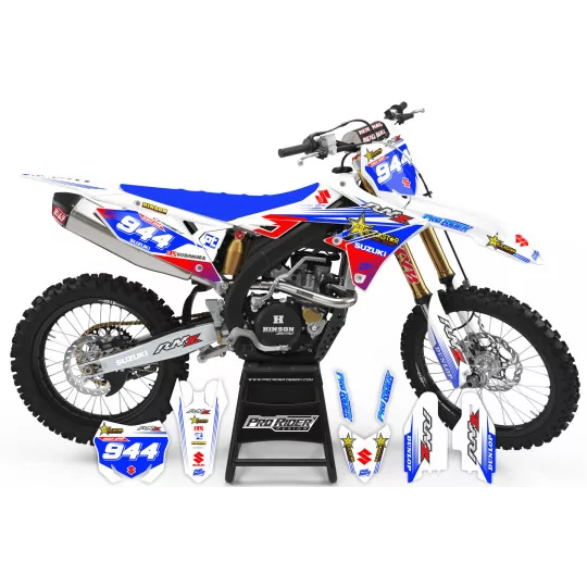 Moto stickerset STICKERSET Motocross SUZUKI PERSO OSTIL 2