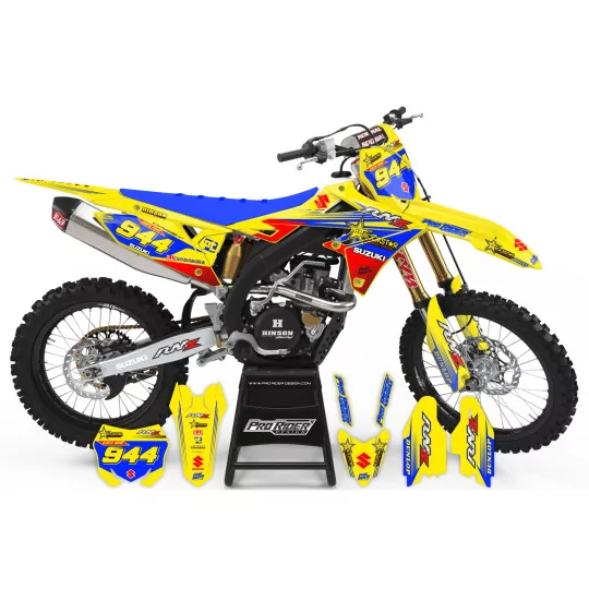 Moto stickerset STICKERSET Motocross SUZUKI PERSO OSTIL .5