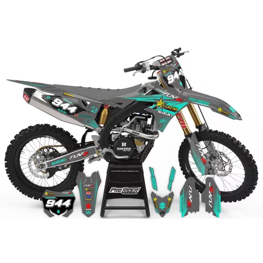 GRAPHICS moto kit GRAPHICS Motocross SUZUKI PERSO OSTIL .8