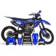 Kit déco moto KIT DECO Motocross pour KTM PERSO TRASH BLUE GRADIENT