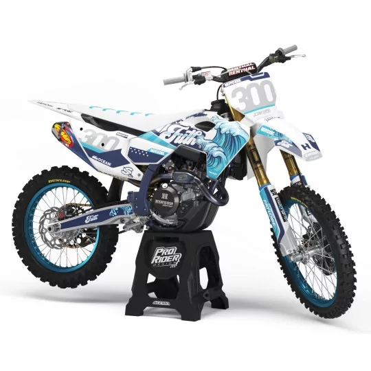 Stickerset moto Stickerset Motocross perso FRESH WAVE