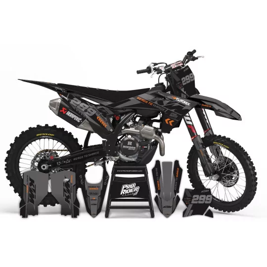 Stickerset moto STICKERSET Motocross voor KTM PERSO CARBONADO