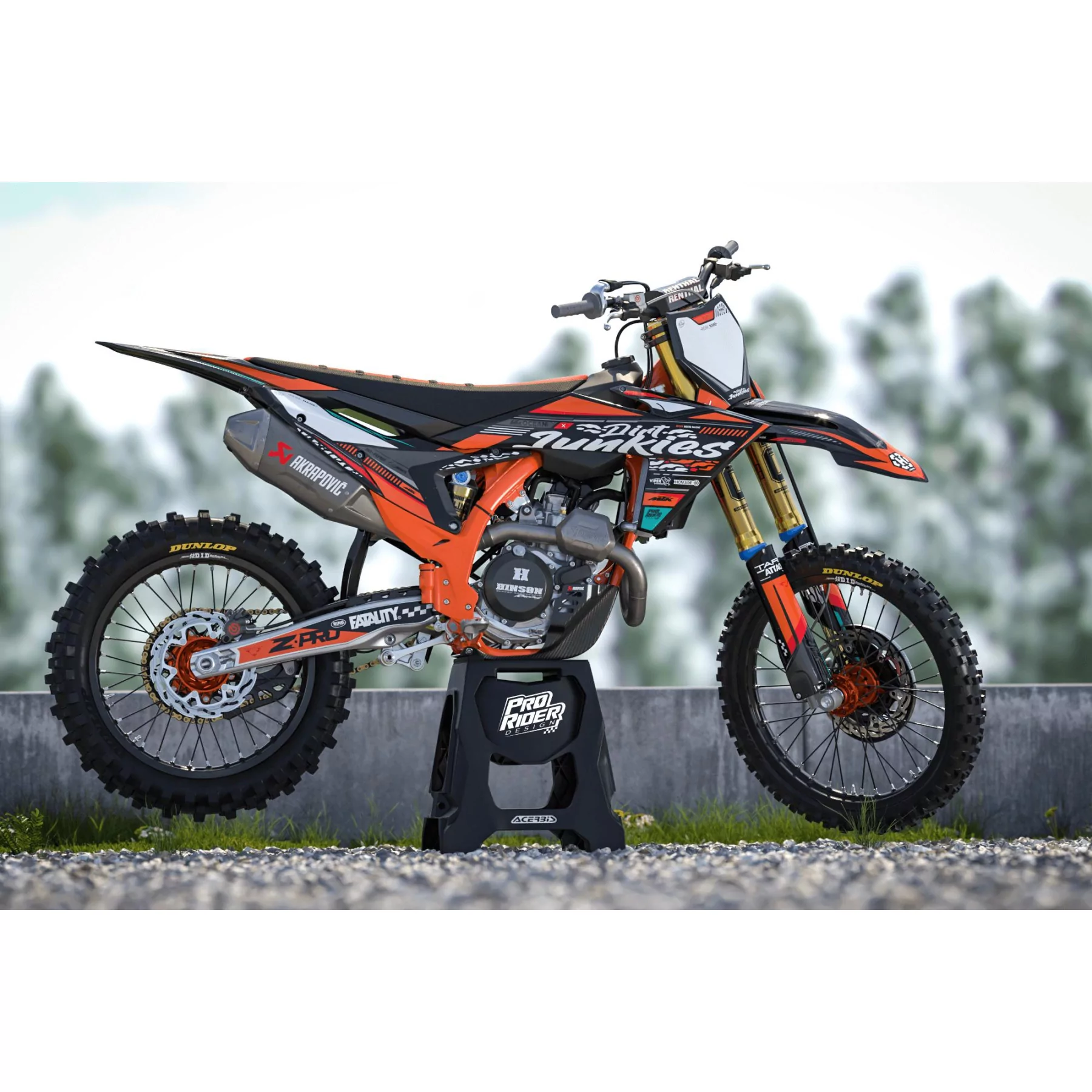 Kit adesivos moto Kit adesivos Motocross para KTM PERSO ATTACK