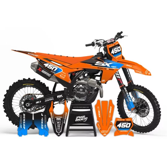 Kit adesivos moto KIT ADESIVOS Motocross para KTM PERSO KRUZZ orange
