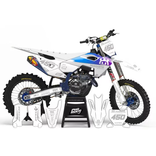 Kit adesivos moto KIT ADESIVOS HUSQVARNA MX TEST gradient