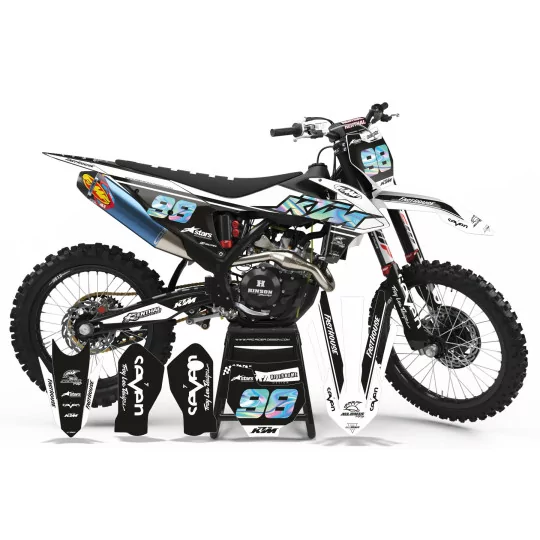 KIT ADESIVOS moto KIT ADESIVOS personalizado FAST STYLE HOLO - para honda