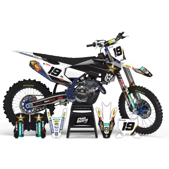 Motorstickerset Stickerset perso ROCKSTAR 22
