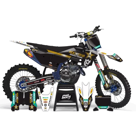 Kit adesivos moto Kit adesivos personalizado ROCKSTAR 23