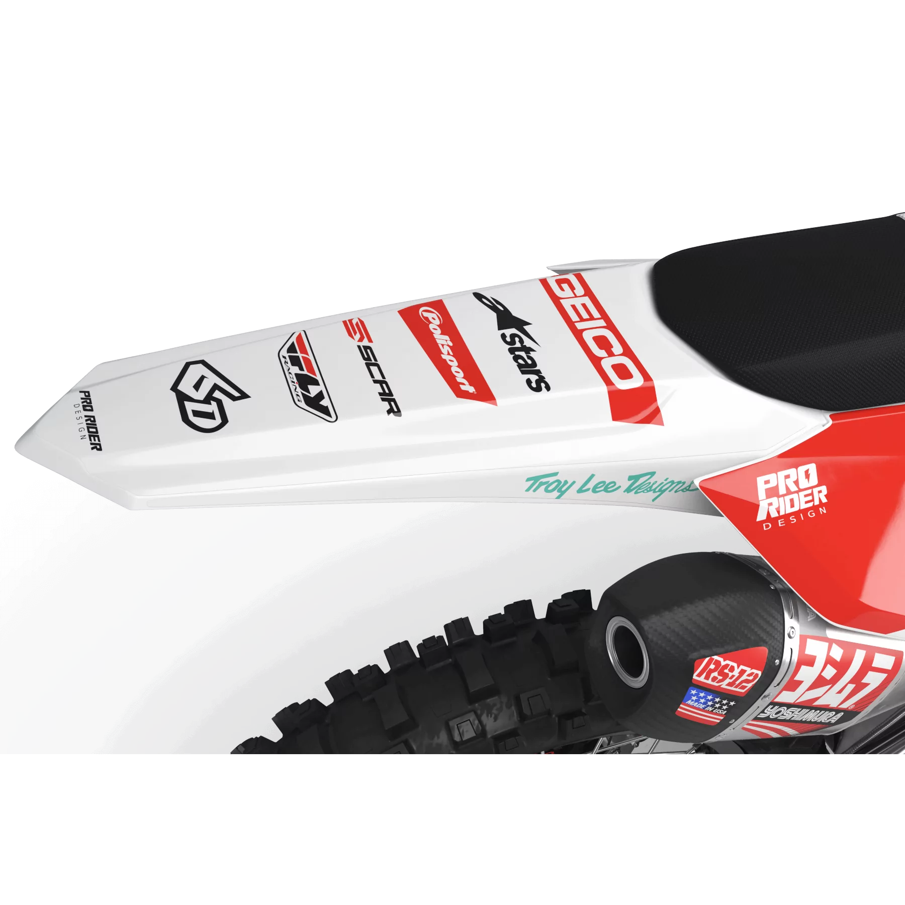 Motorcycle graphics graphics perso GEICO ONE