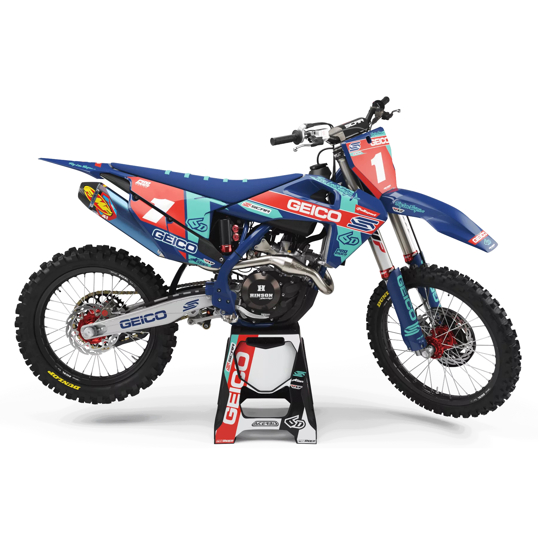 Grafiche moto grafiche perso GEICO HUSQVARNA