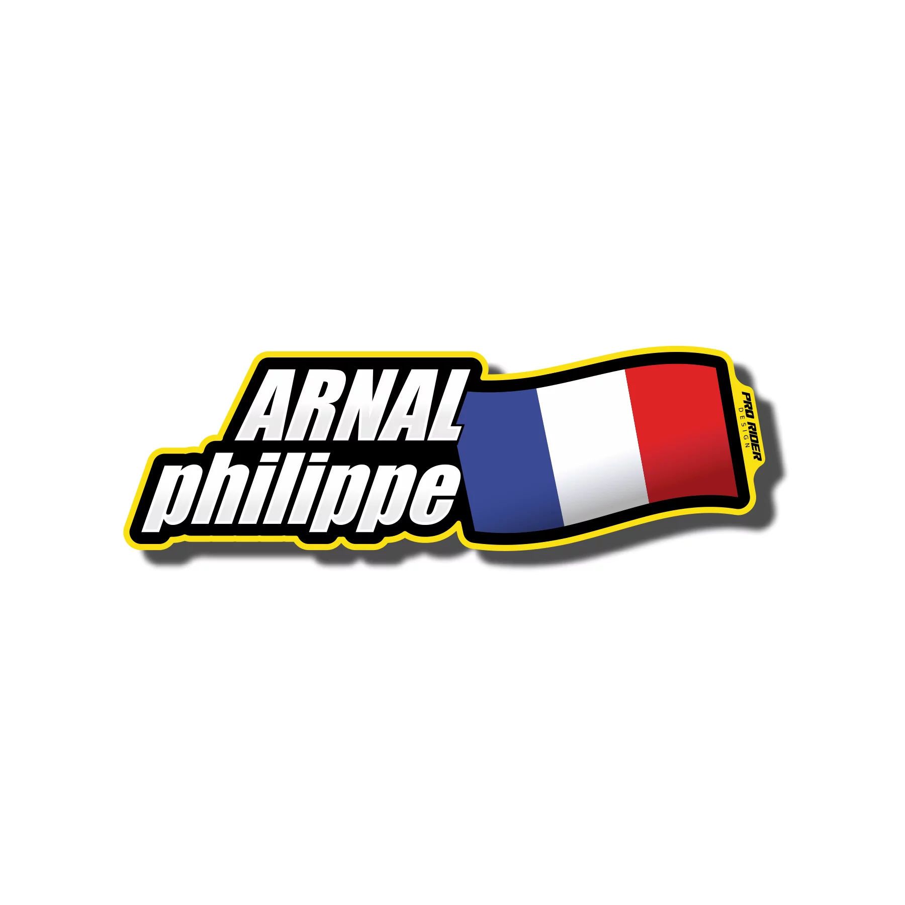 grafiche moto STICKERS IDENTITÀ e BANDIERA/NUMERO