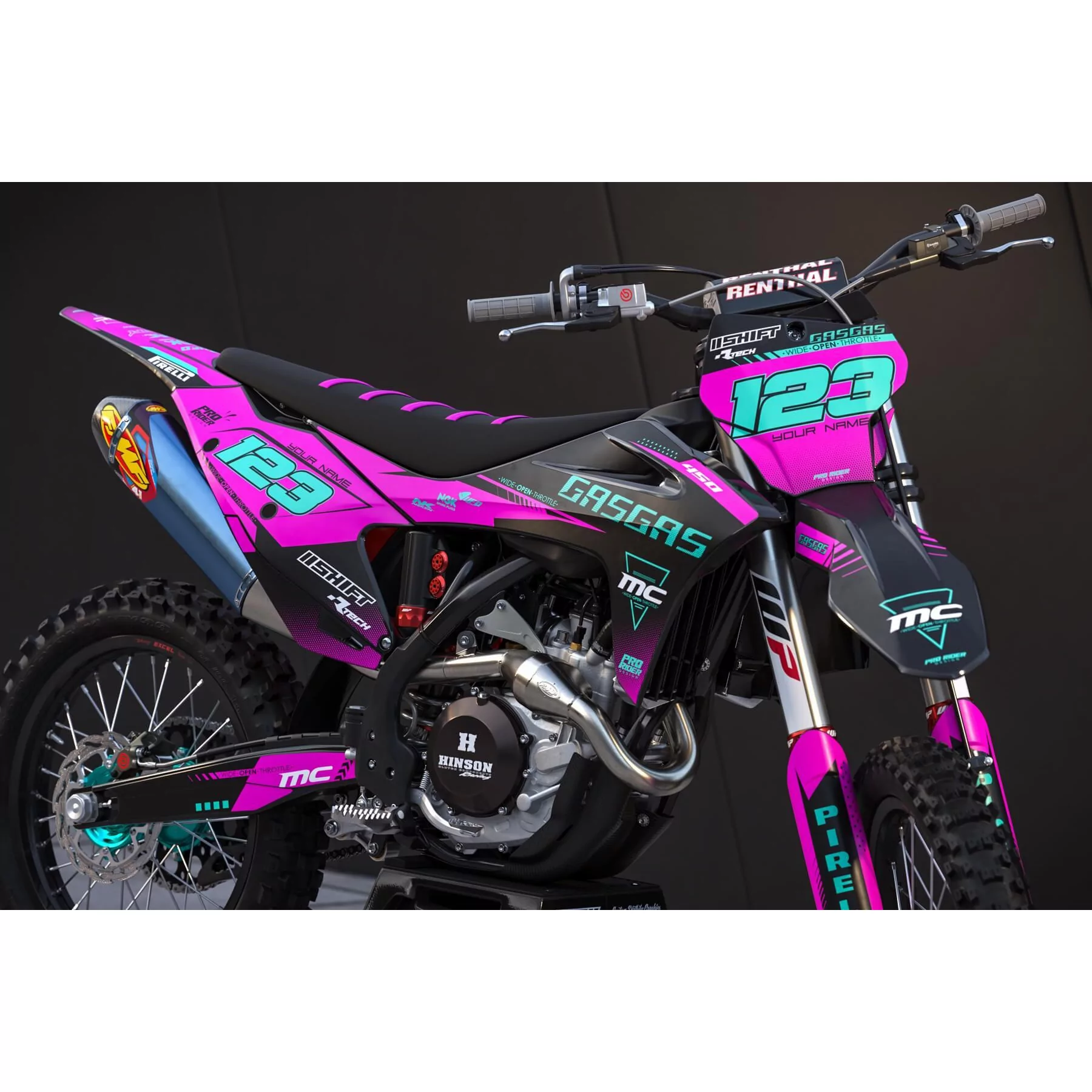 Kit adhesivos moto KIT ADHESIVOS GASGAS PERSO KELYB