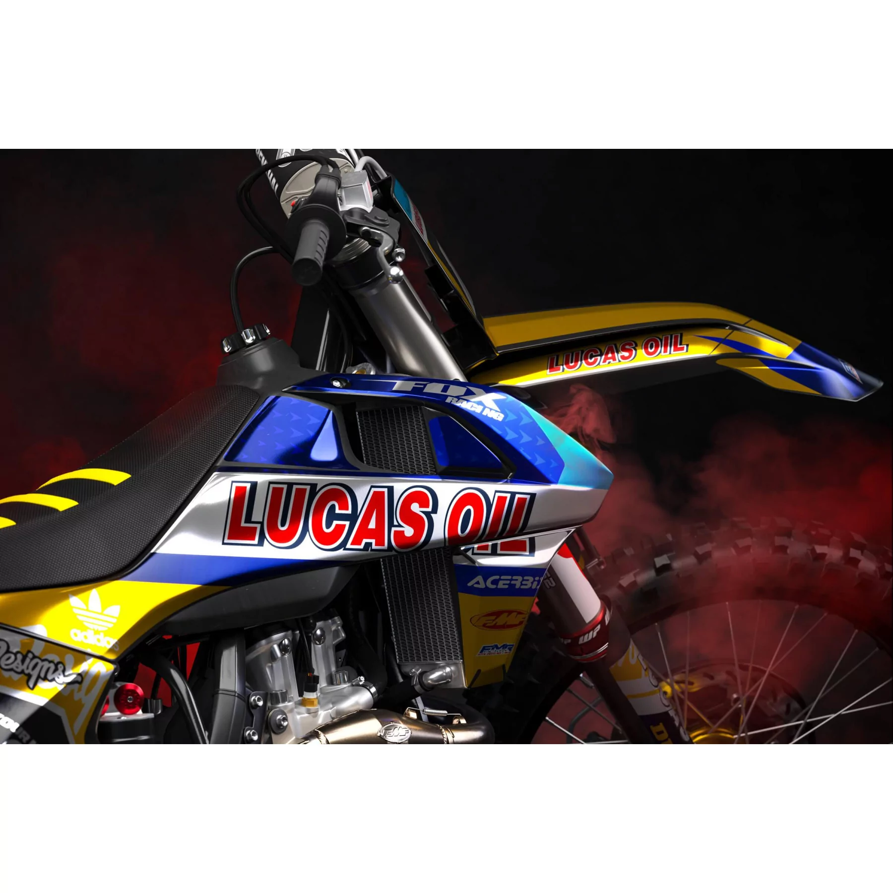 Dekor Moto OPTION FULL CHROME oder FULL CHROME HOLOGRAPHIC für die YAMAHA T7