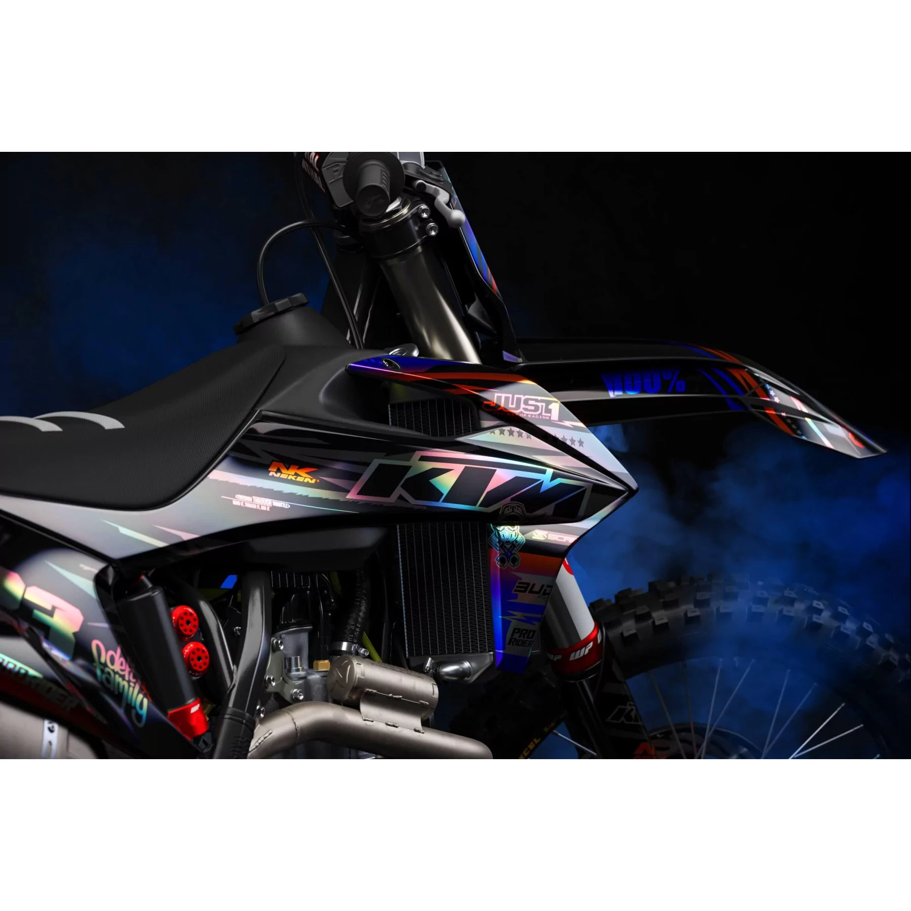 Kit adhesivos moto OPCIÓN FULL CHROME o FULL CHROME HOLOGRAPHIC para la YAMAHA T7