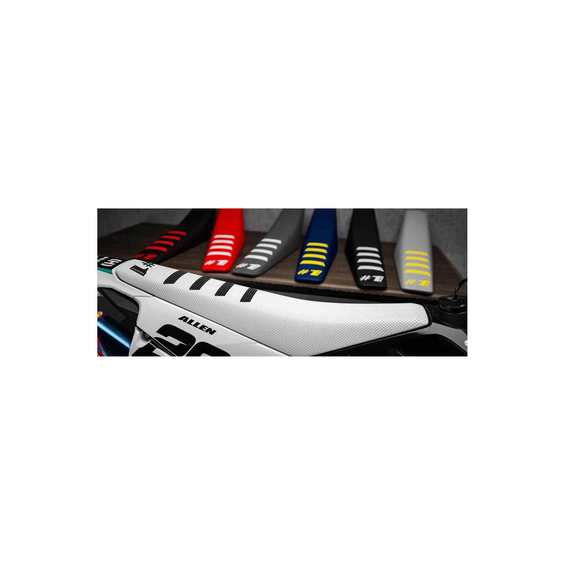 Stickerset moto TOEVOEGING OP BESTELLING - ZADELHOES ONEGRIPPER Original en Ribbed