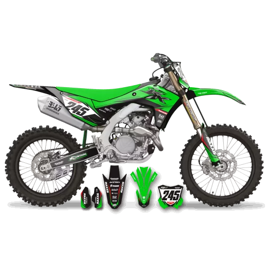 Kit adesivos moto KIT ADESIVOS KAWASAKI ADAPTASI GN