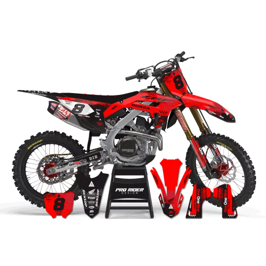 Kit adesivos moto KIT ADESIVOS Motocross HONDA DANGER RD