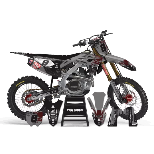 Kit adesivos moto KIT ADESIVOS Motocross HONDA DANGER GR