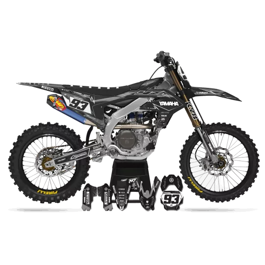 Kit adesivos moto Kit adesivos Motocross YAMAHA NEW DESIGN GREY