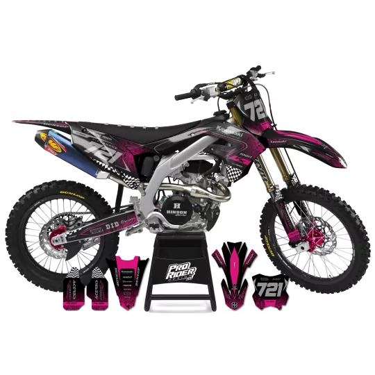 Kit adesivos moto KIT ADESIVOS MOTOCROSS KAWASAKI NAV