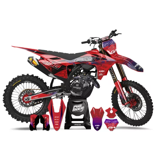 Kit adesivos moto Kit adesivos GASGAS FADE ADAPTRED