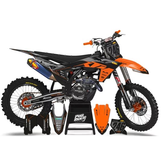 Stickerset motor Stickerset Motocross KTM perso - AIRBORNE